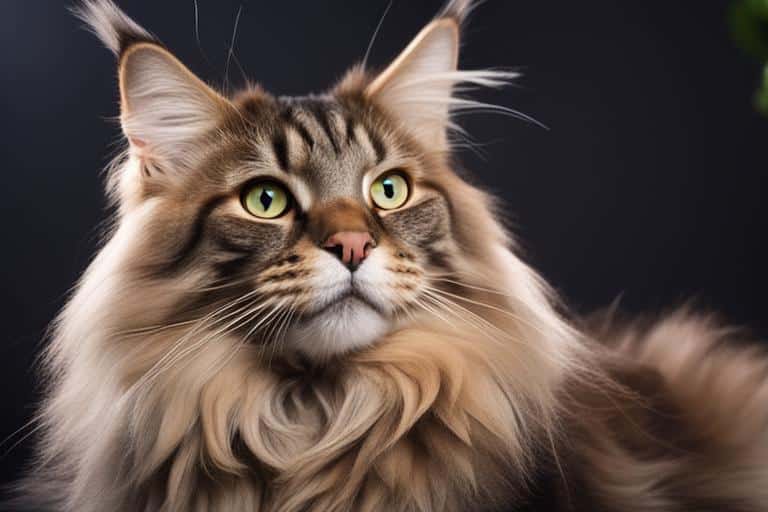 maine coon cat long hair - do maine coons shed